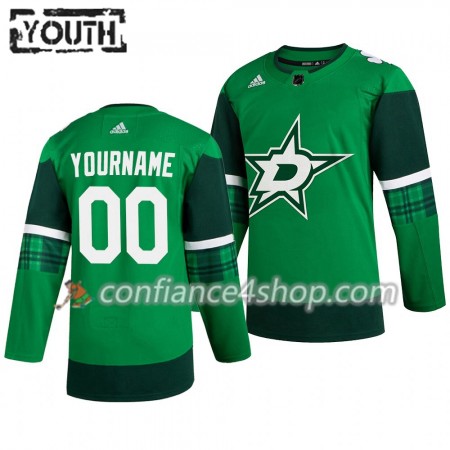 Adidas Maillot de Hockey Dallas Stars Personnaliser 2019-20 St. Patrick's Day Authentic - Enfant